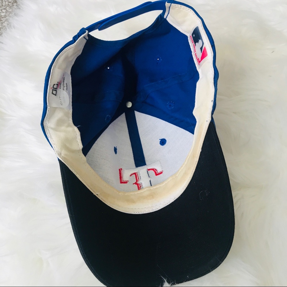 Texas Rangers MLB Blue Fitted Baseball Cap S/M Outdoor Cap - Picture 5 of 8